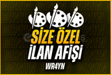 ONAYLI FREELANCERDAN İLAN AFİŞİ 