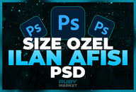 ⭐️[SIZE OZEL] İlan Afişi PSD ⭐️