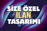 ⭐️SİZE ÖZEL İLAN TASARIMI⭐️ 3 ADET⭐️