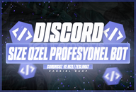 ⚡ SİZE ÖZEL PROFESYONEL DİSCORD BOT ⚡