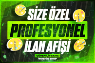 ⭐SİZE ÖZEL PROFESYONEL İLAN AFİŞİ TASARIMI⭐