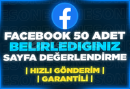 ⭐[SİZİN BELİRLEDİĞİNİZ] 50 ADET FB SAYFA YORUM