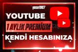 ✅️Sizin hesabınıza 1 aylık yotube premium✅️