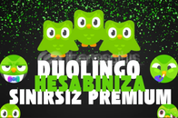 SİZİN HESABINIZA SINIRSIZ DUOLİNGO PLUS 