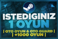 ⭐SİZİN SEÇTİĞİNİZ 1 OYUN + GARANTİ + 7/24 OTO⭐