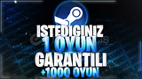 ⭐SİZİN SEÇTİĞİNİZ 1 OYUN + GARANTİ + 7/24 OTO⭐