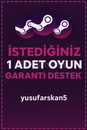 ⭐SİZİN SEÇTİĞİNİZ 1 OYUN + GARANTİ +⭐ ⭐SİZİN SEÇTİĞİNİZ 1 OYUN + GARANTİ +⭐