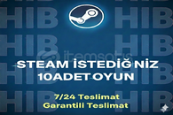 ⭐SİZİN SEÇTİĞİNİZ 10 OYUN + E POSTALI + 7/24 OTO