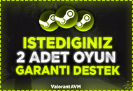 ⭐SİZİN SEÇTİĞİNİZ 2 OYUN + GARANTİ + 7/24 OTO⭐