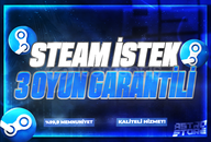 ✨SİZİN SEÇTİĞİNİZ 3 OYUN + GARANTi✨