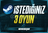 ⭐SİZİN SEÇTİĞİNİZ 3 OYUN + GARANTİ + 7/24 OTO⭐