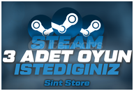 ✨ SİZİN SEÇTİĞİNİZ 3 OYUN + GARANTİ + 7/24 OTO 