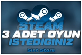 ✨ SİZİN SEÇTİĞİNİZ 3 OYUN + GARANTİ + 7/24 OTO 
