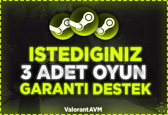 ⭐SİZİN SEÇTİĞİNİZ 3 OYUN + GARANTİ + 7/24 OTO⭐ ⭐SİZİN SEÇTİĞİNİZ 3 OYUN + GARANTİ + 7/24 OTO⭐