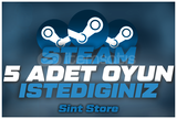 ✨ SİZİN SEÇTİĞİNİZ 5 OYUN + GARANTİ + 7/24 OTO 