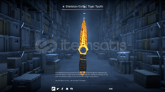 ★ Skeleton Knife | Tiger Tooth