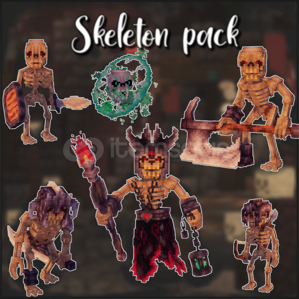 Skeleton Pack Boss & Mobs Skeleton Pack Boss & Mobs