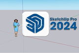 SketchUp Pro 2024 (ÖMÜR BOYU Kullanım)