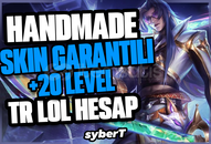 Skin Garantili +20 Level Mail Onaysız TR Hesap