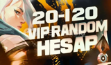 ⭐SKİNLİ 20-120 SKİN VİP RANDOM HESAP