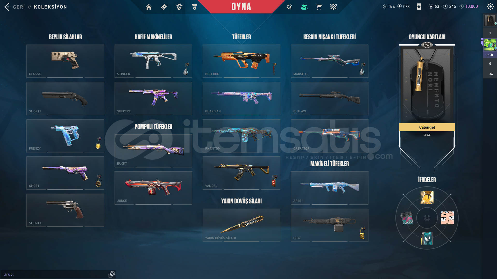 Skinli 76 level gold 1 olmuş hesap Skinli 76 level gold 1 olmuş hesap