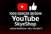 ⚡ SkyeShop – YouTube 1000 Gerçek Beğeni ⚡ 
