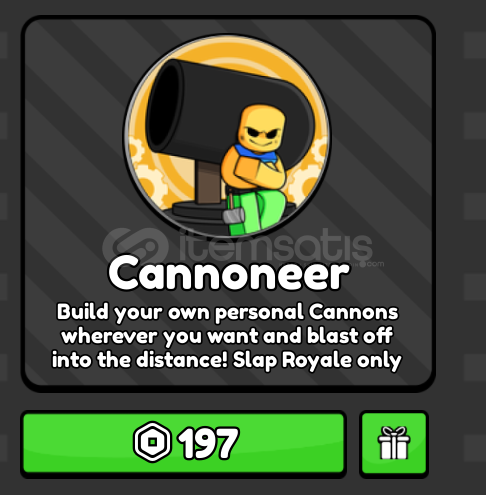 Slap Battles Cannoneer Slap Battles Cannoneer