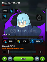 Slime Devil lord (Anime last stand)