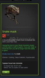 Snake mask
