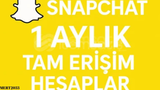 Snapchat 1 Aylık Hesaplar