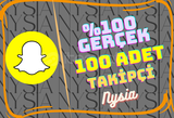 Snapchat - 100 Adet %100 Gerçek Takipçi ⭐