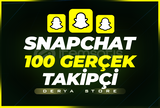 Snapchat 100 Gerçek Takipçi | HIZLI