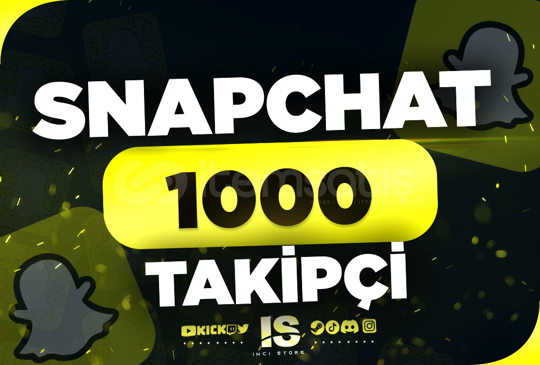 ⭐Snapchat 1000 Gerçek Takipçi | HIZLI⭐ ⭐Snapchat 1000 Gerçek Takipçi | HIZLI⭐