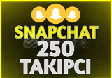 [GÜVENİLİR TEK SERVİS] Snapchat 250 Takipçi