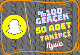 Snapchat - 50 Adet %100 Gerçek Takipçi ⭐