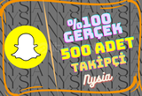 Snapchat - 500 Adet %100 Gerçek Takipçi ⭐