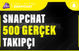 Snapchat 500 Gerçek Takipçi | HIZLI