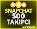 Snapchat 500 Takipçi