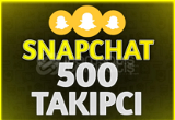 [GÜVENİLİR TEK SERVİS] Snapchat 500 Takipçi