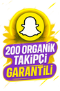 Snapchat⭐[PREMİUM]⭐ 200 TAKİPÇİ