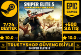 Sniper Elite 5 + Garanti 7/24 Destek