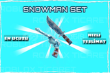 ✅ SNOWMAN SET [En ucuzu+Anında Teslimat+]