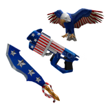 ŞOK! ROBLOX MM2 FULL OLD GLORY SET KUŞUYLA 