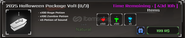 ⭐Sol's RNG 2025 Halloween Package Vol1⭐