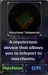 Sol's RNG Merchant Teleporter