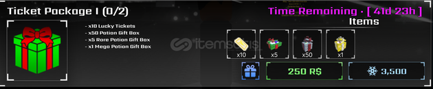 Sol's RNG Ticket Package 1