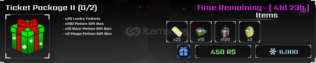 Sol's RNG Ticket Package 2