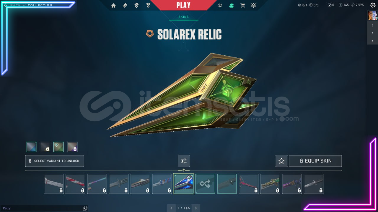 Solarex Relicli Mainlemelik Hesap l 13 Skin Solarex Relicli Mainlemelik Hesap l 13 Skin
