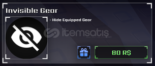 Sols RNG İnvisible Gear