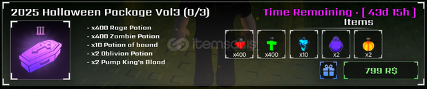 Sols RNG 2025 Halloween Package Vol 3